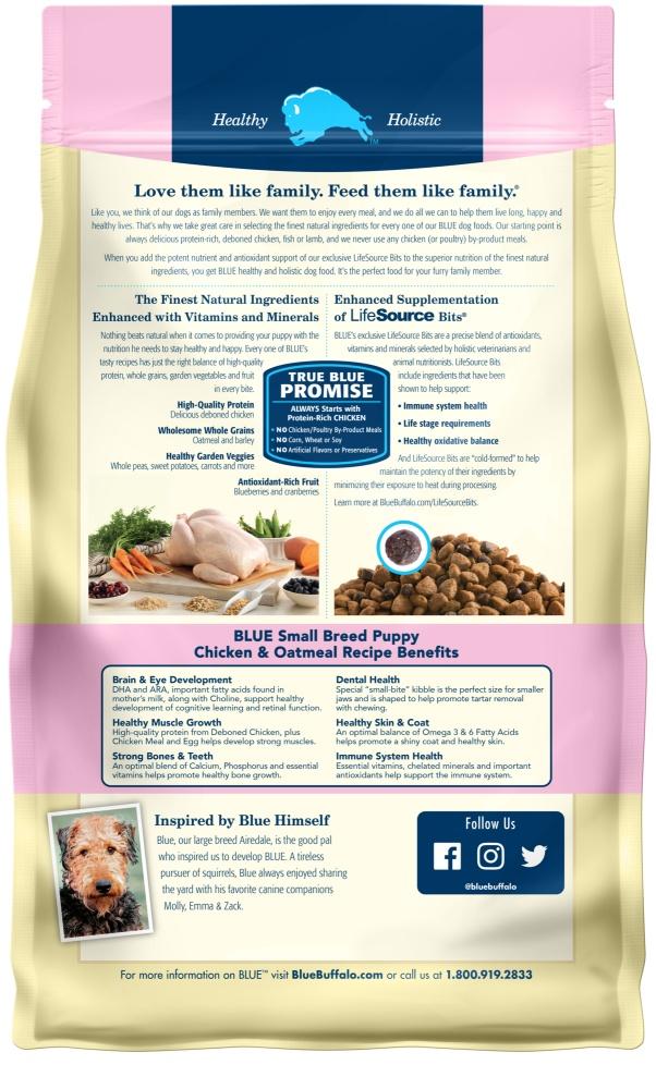 Blue wilderness dog food small clearance breed