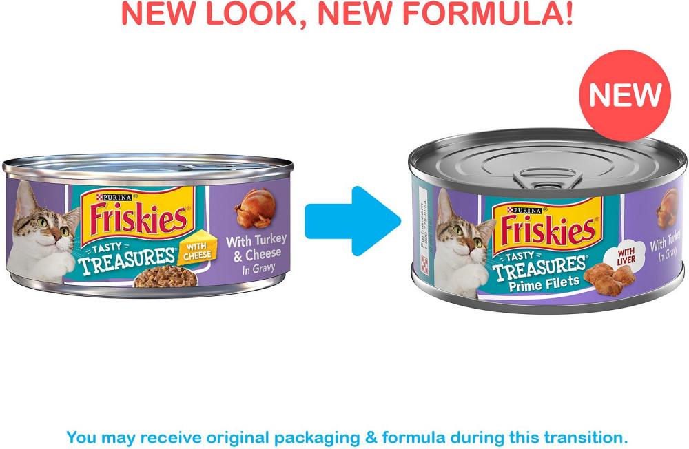 Friskies treasures shop cat food