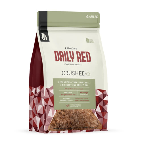 Redmond Daily Red® Crushed™ Garlic Mineral Supplement for Horses