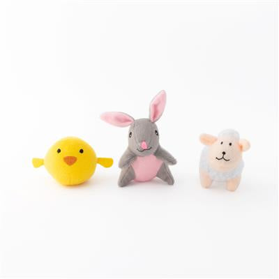 Zippy Paws Easter Miniz Easter Friends 3 Pack