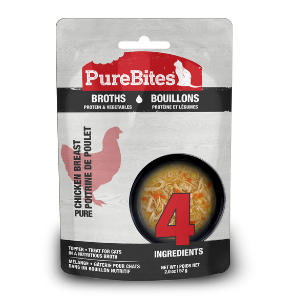 PureBites Chicken & Vegetables Broth for Cats