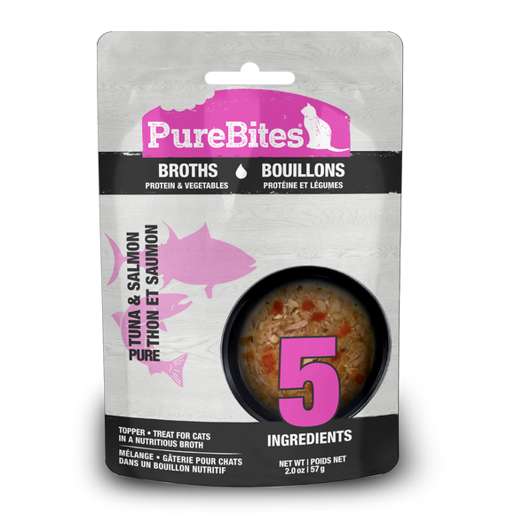 PureBites Tuna & Salmon Broth for Cats