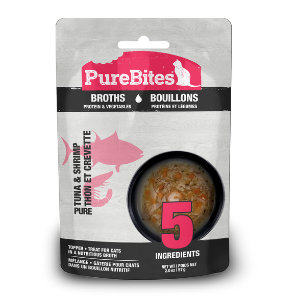 PureBites Tuna & Shrimp Broth for Cats