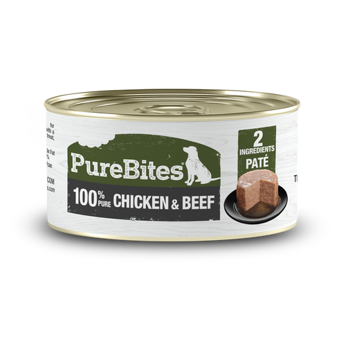 PureBites Chicken & Beef Paté for Dogs