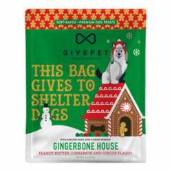 Give Pet Dog Soft Baked Gingerbone 6oz