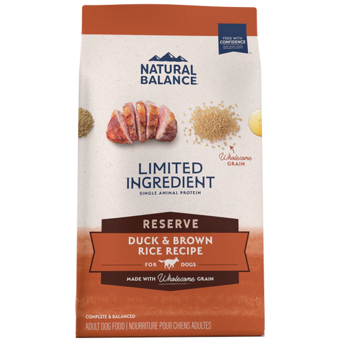 Natural Balance Limited Ingredient Reserve Duck Brown Rice Recipe Dry Dog Food Oley PA Oley Valley Feed