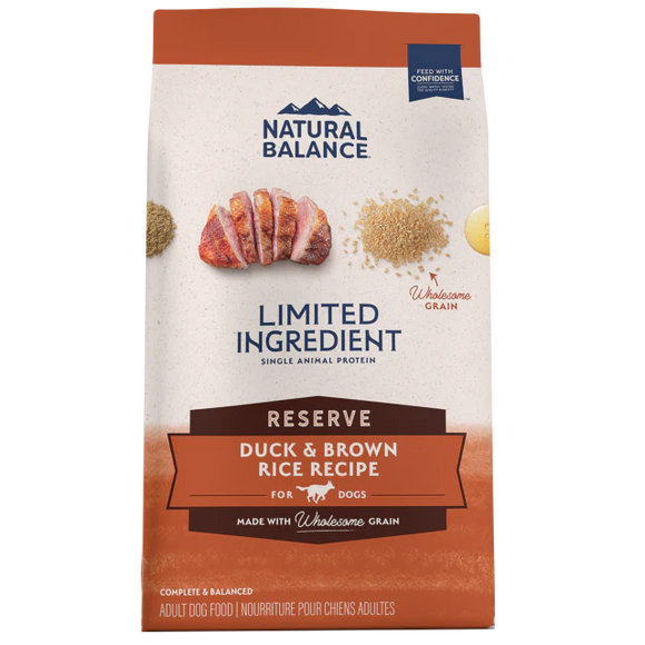 Natural Balance Limited Ingredient Reserve Duck & Brown Rice Recipe Dry Dog Food