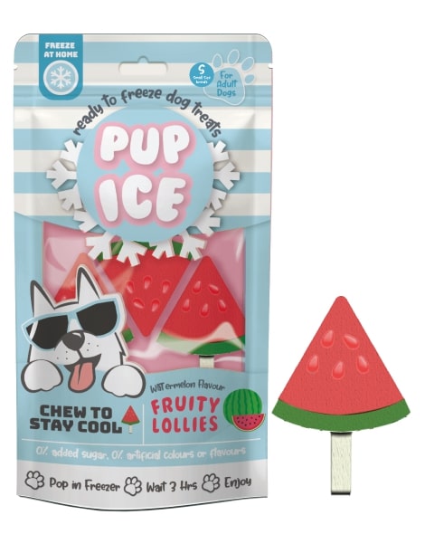 Ethical Pet Fruity Lollies Watermelon Flavor Dog Treats (3 oz)