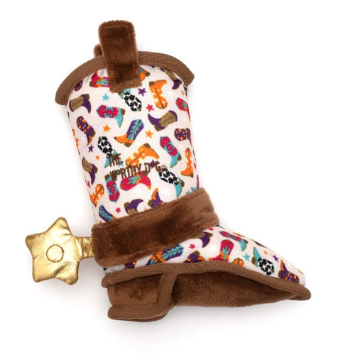 The Worthy Dog Wild Wild West Boot Dog Toy