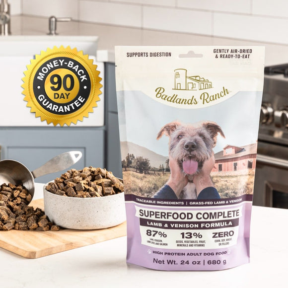 Badlands Ranch Superfood Complete Lamb & Venison Formula Air-Dried Adult Dog Food