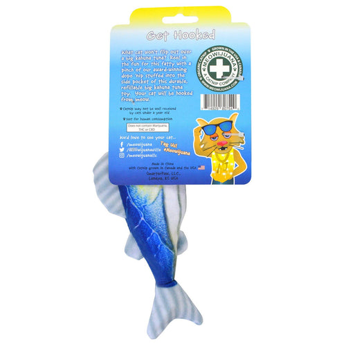 Meowijuana Get Hooked! Refillable Big Kahuna Tuna Cat Toys