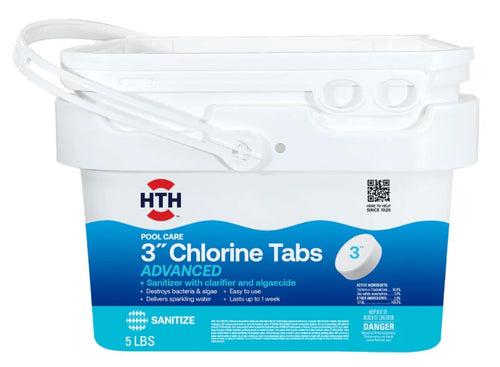 HTH™ Pool Care 3 Chlorine Tabs Advanced (8 LB)
