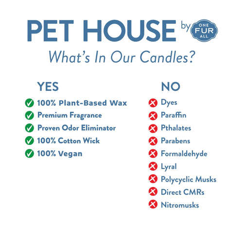 Pet House Vanilla Sandalwood Candle (9 oz)