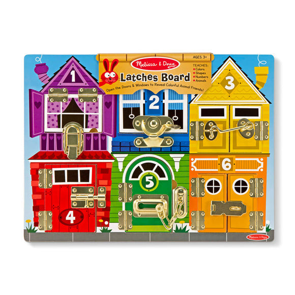 Melissa & Doug Wooden Latches Board