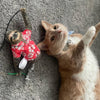 Meowijuana Jump 'n' Jamb - Get Wild Sloth - Refillable Catnip Swinging Cat Toy