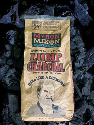 Myron Mixon 17.6 lbs. Premium 100% All Natural Lump Charcoal Oak Wood Chunks