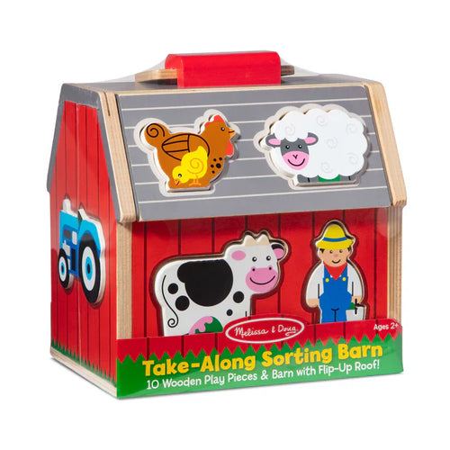 Melissa & Doug Take-Along Sorting Barn