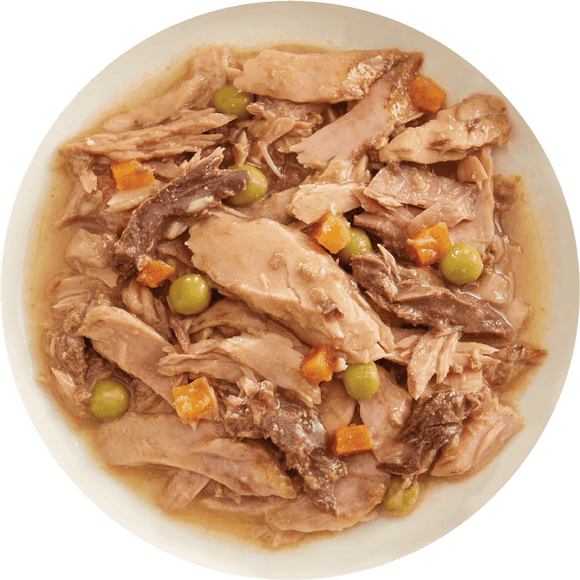 RAWZ Aujou Aku Tuna, Beef & Beef Liver Recipe Wet Dog Food (2.46 oz. Pouches)