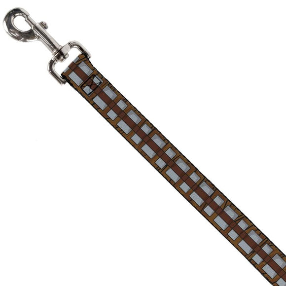 Buckle Down Dog Leash Chewbacca Brown