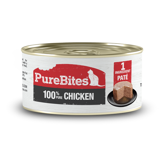 PureBites Chicken Pate for Cats (2.5 oz - Single Can)
