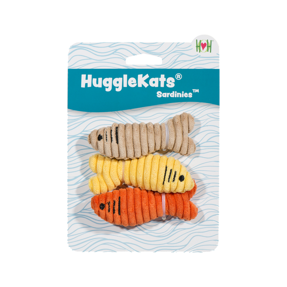 HuggleKat Sardines 3pk