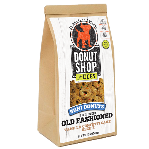 K9 Granola Old Fashioned Mini Donuts Vanilla Confetti Recipe Dog Treats