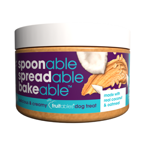 Fruitables Spreads™ Coconut & Oatmeal Creamy Dog Treat