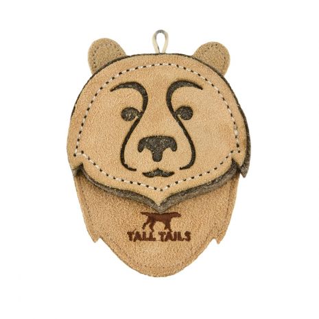 Tall Tails Natural Leather Bear Toy