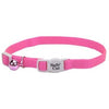 Cat Collar, Adjustable, Pink, 12-In.