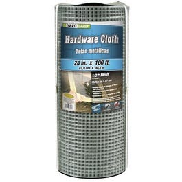 Galvanized Metal Hardware Cloth Fence, 1/2-In. Mesh, 19-Ga., 24-In. x 100-Ft.