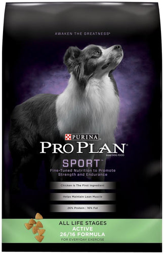 Purina Pro Plan Sport All Life Stages Performance 26/16 Formula Dry Dog Food