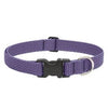 Eco Dog Collar, Adjustable, Lilac, 1 x 12 to 20-In.