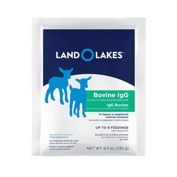 LAND O LAKES® Bovine IgG Colostrum Replacement for Kid Goats + Lambs