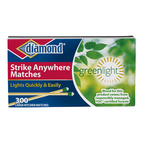 Diamond® Greenlight Strike Anywhere Kitchen Matches
