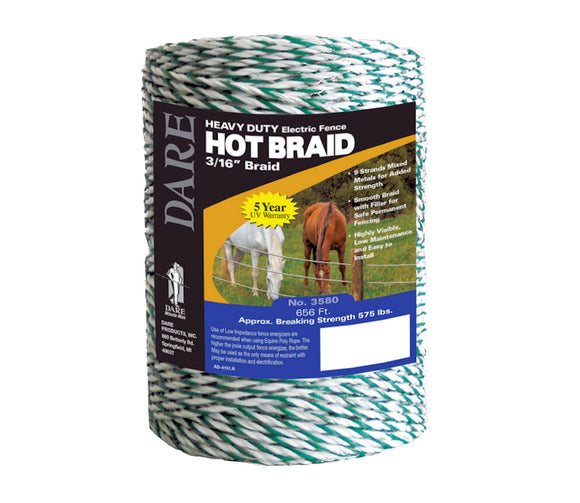 Dare Products Equine Fencing Hot Braid Poly Rope