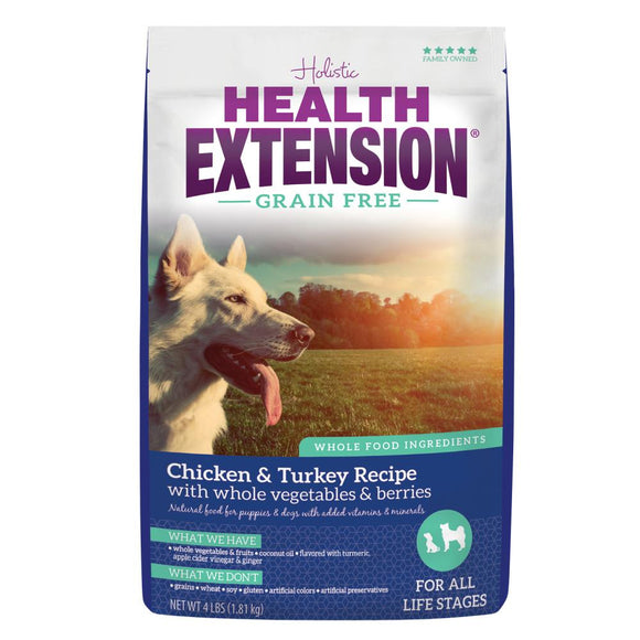 Health Extension Grain Free Chicken and Turkey Dry Dog Food
