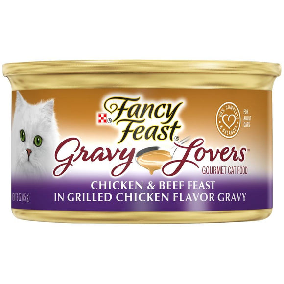 Fancy Feast Gravy Lovers Chicken & Beef Feast In Gravy Canned Cat Food