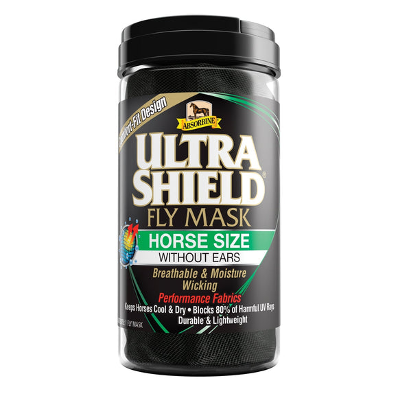 Absorbine Products Ultrashield Fly Mask Without Ears Horse