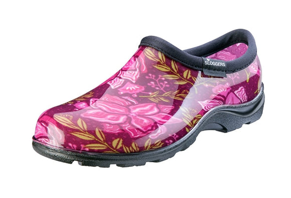 Sloggers Women’s Waterproof Comfort Shoes Spring Rose Design