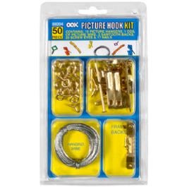 Picture Hanging Kit, Assorted, 50-Pc.