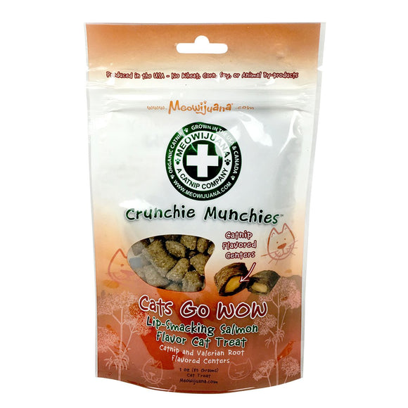 Meowijuana Crunchie Munchie Salmon Treats