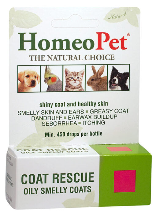 HomeoPet Coat Rescue Oily Smelly Coats 15 ml