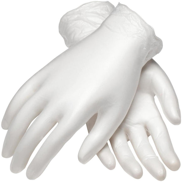 PIP Ambi-Dex Medium Clear Vinyl Disposable Gloves (100-Pack)