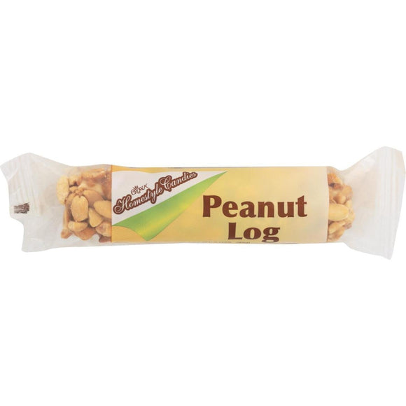 Crown Candy Company 3 Oz. Peanut Log