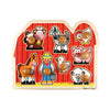 Melissa & Doug Large Farm Jumbo Knob Puzzle - 8 pieces