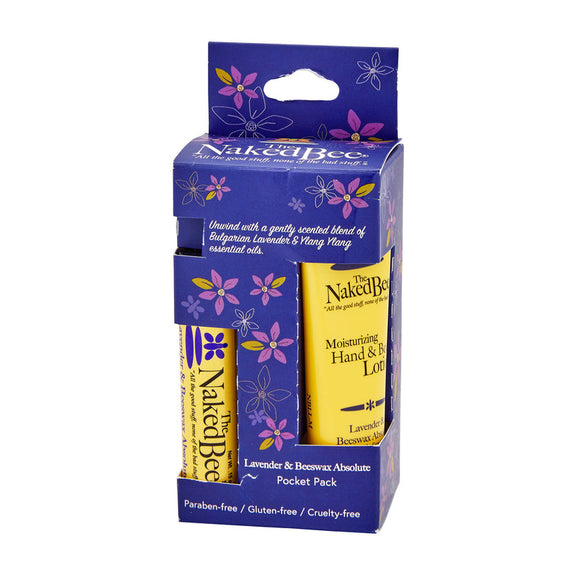 The Naked Bee Lavender & Beeswax Absolute Pocket Pack