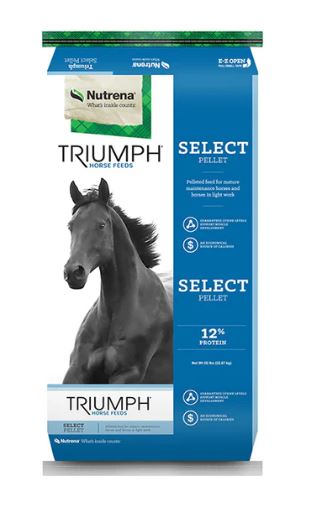 Nutrena® Triumph® 12-8 Select Pellet Horse Feed