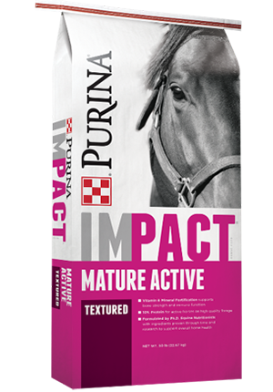 Purina® Impact® Mature Active Textured Horse Feed