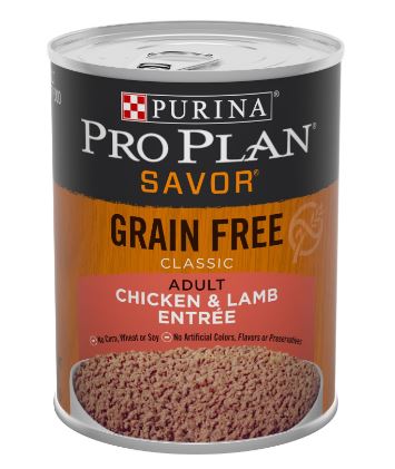 Purina Pro Plan SAVOR Grain Free Classic Chicken & Lamb Entree Adult Wet Dog Food (13 oz)