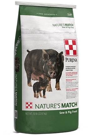 Purina Nature’s Match® Sow & Pig Concentrate